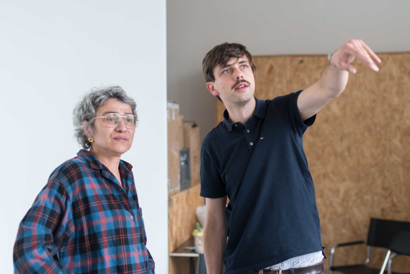Auswahl nach Energie in der Galerie Paul Scherzer 2022 mit Arbeiten von Sophia Schama und Franz Rentsch