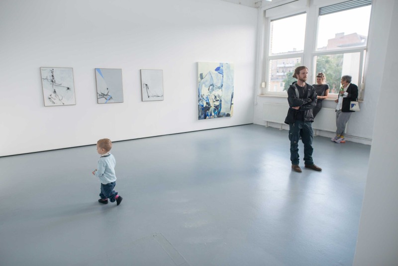 Auswahl nach Energie in der Galerie Paul Scherzer 2022 mit Arbeiten von Sophia Schama und Franz Rentsch