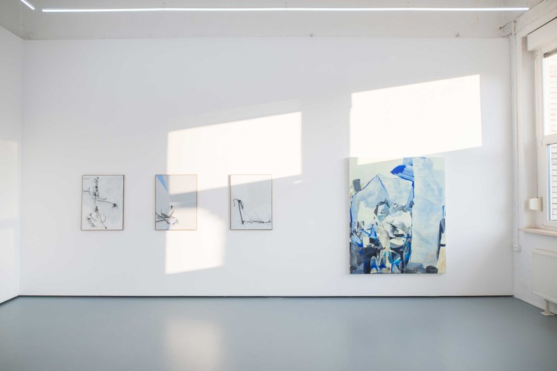 Auswahl nach Energie in der Galerie Paul Scherzer 2022 mit Arbeiten von Sophia Schama und Franz Rentsch