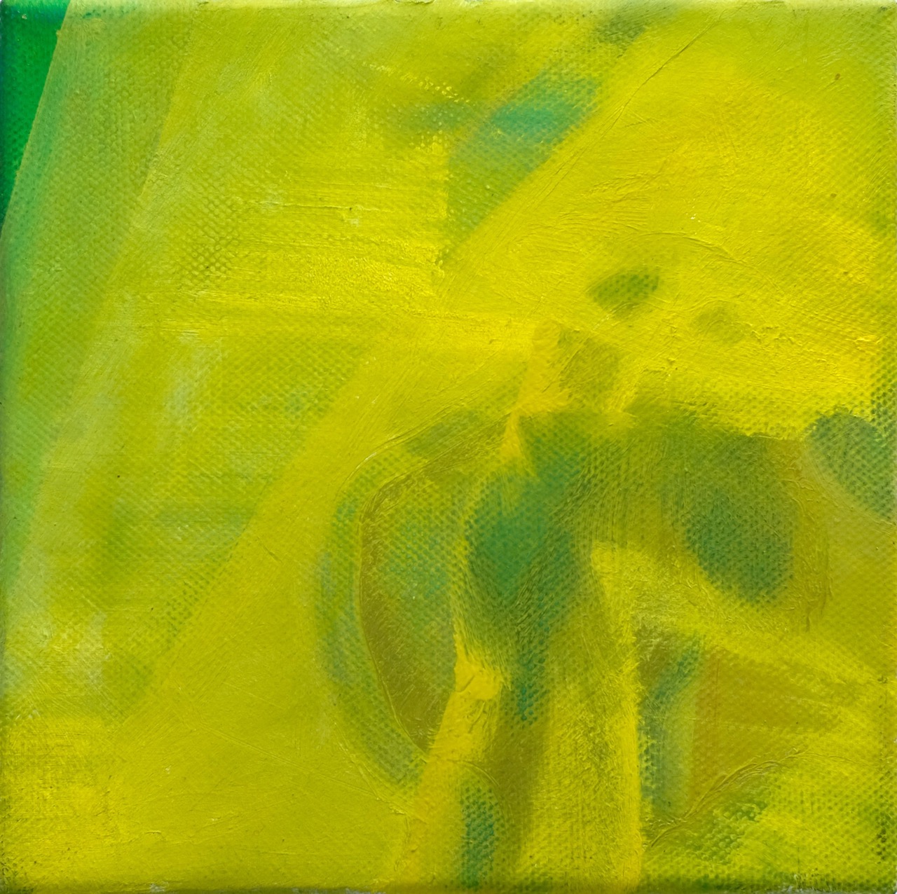 O. T. 15x15 cm, Öl auf Leinwand, 2023
