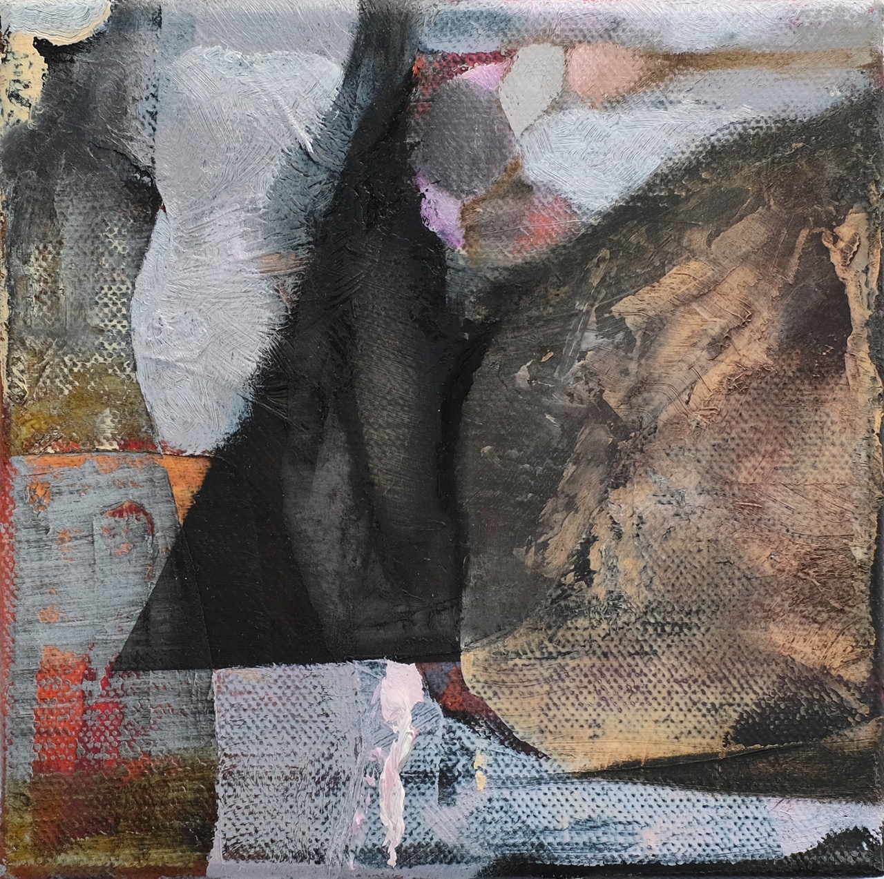 O. T. 15x15 cm, Öl auf Leinwand, 2023