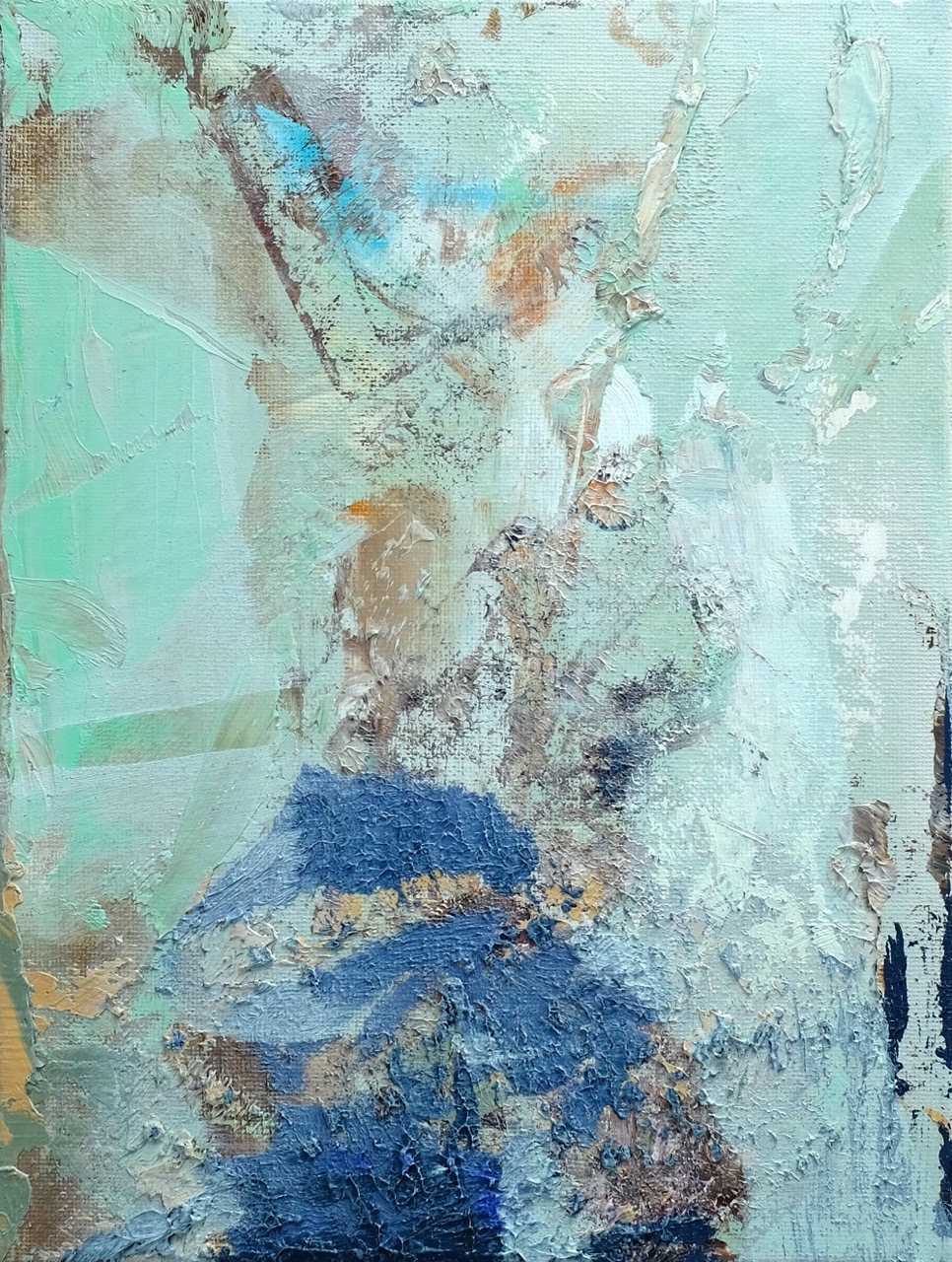 Land_s. 30x24 cm, Acryl auf Leinwand, 2026