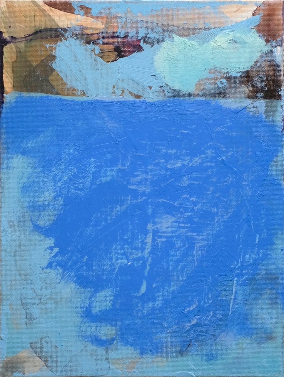 Land_s. 30x24 cm, Acryl auf Leinwand, 2026