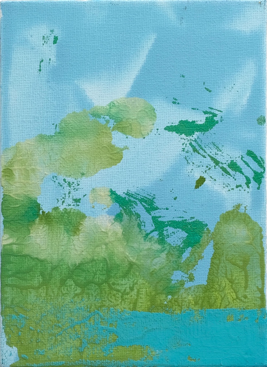 Land_s. 24x15 cm, Acryl auf Leinwand, 2026