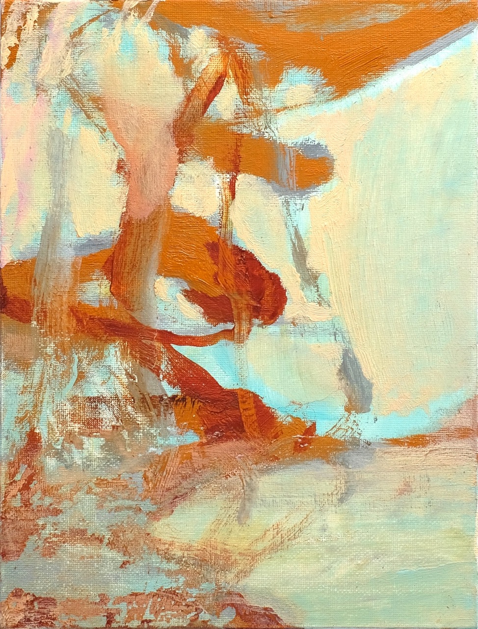 Land_s. 30x24 cm, Acryl auf Leinwand, 2026