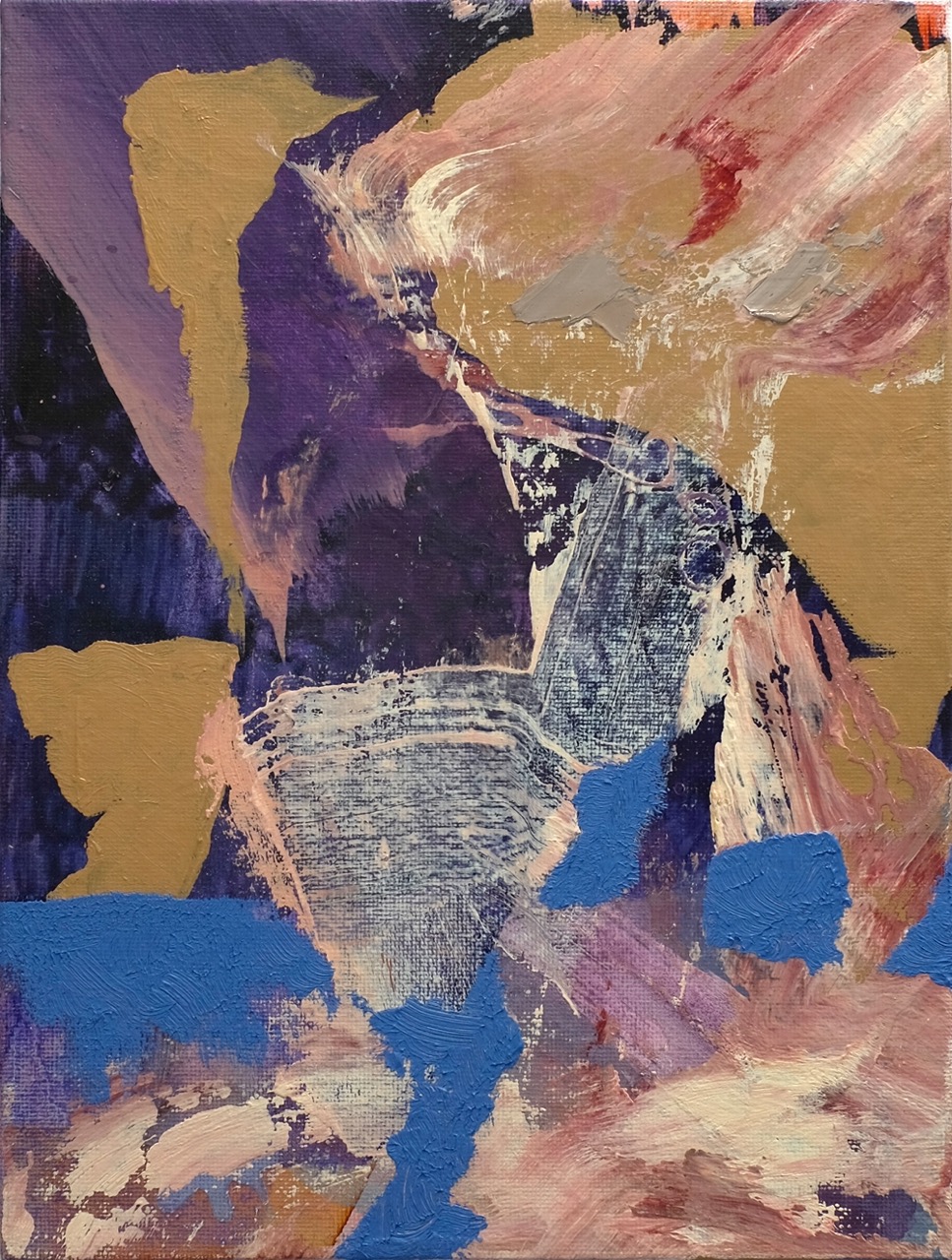 Land_s. 30x24 cm, Acryl auf Leinwand, 2026