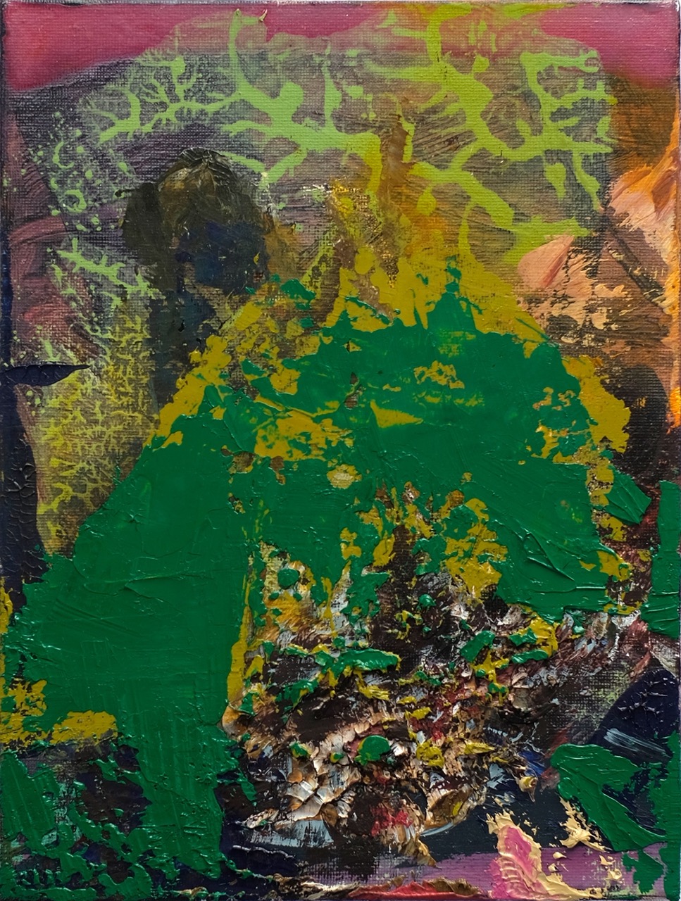 Land_s. 30x24 cm, Acryl auf Leinwand, 2026