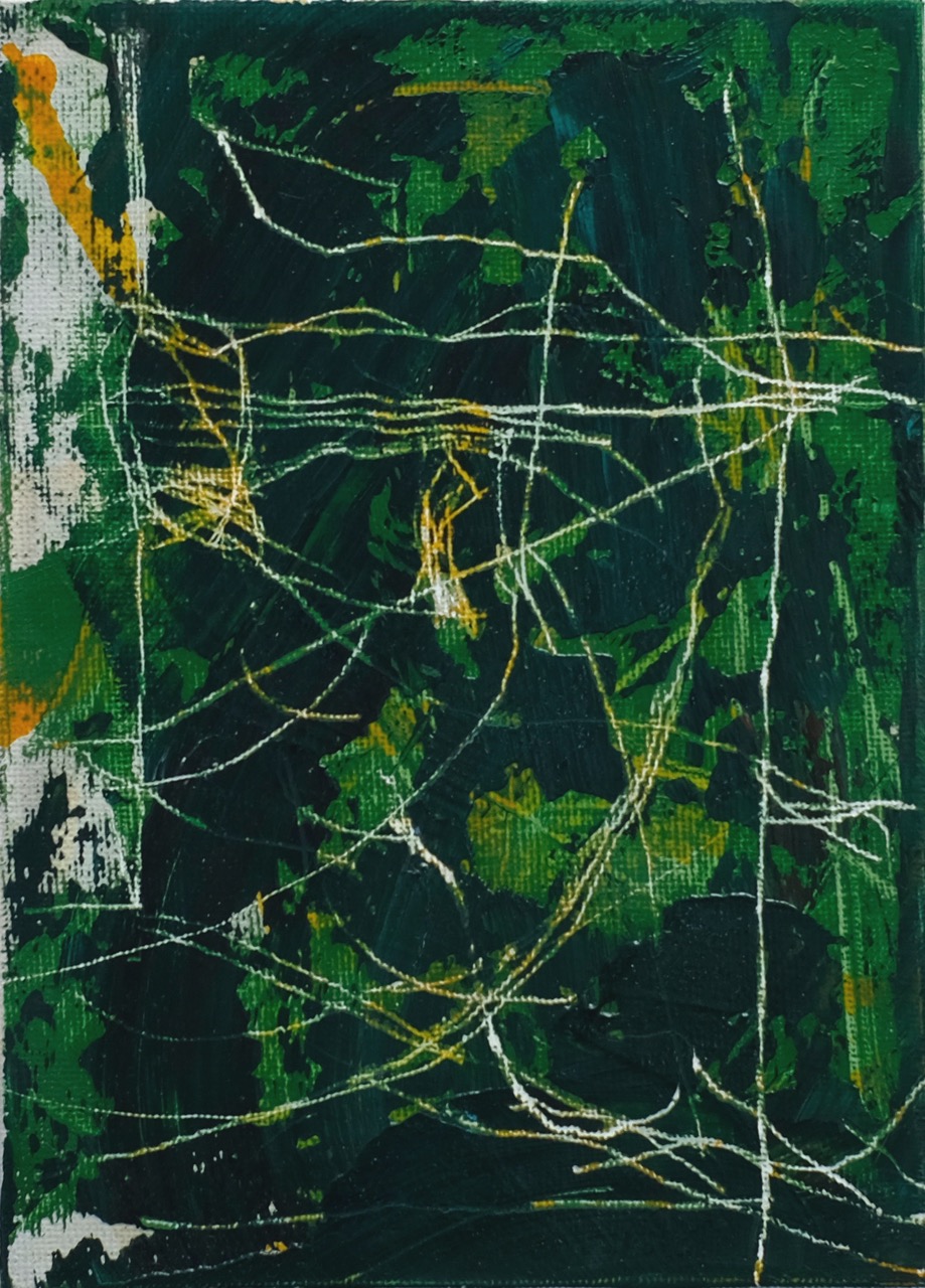 Land_s. 24x15 cm, Acryl auf Leinwand, 2026