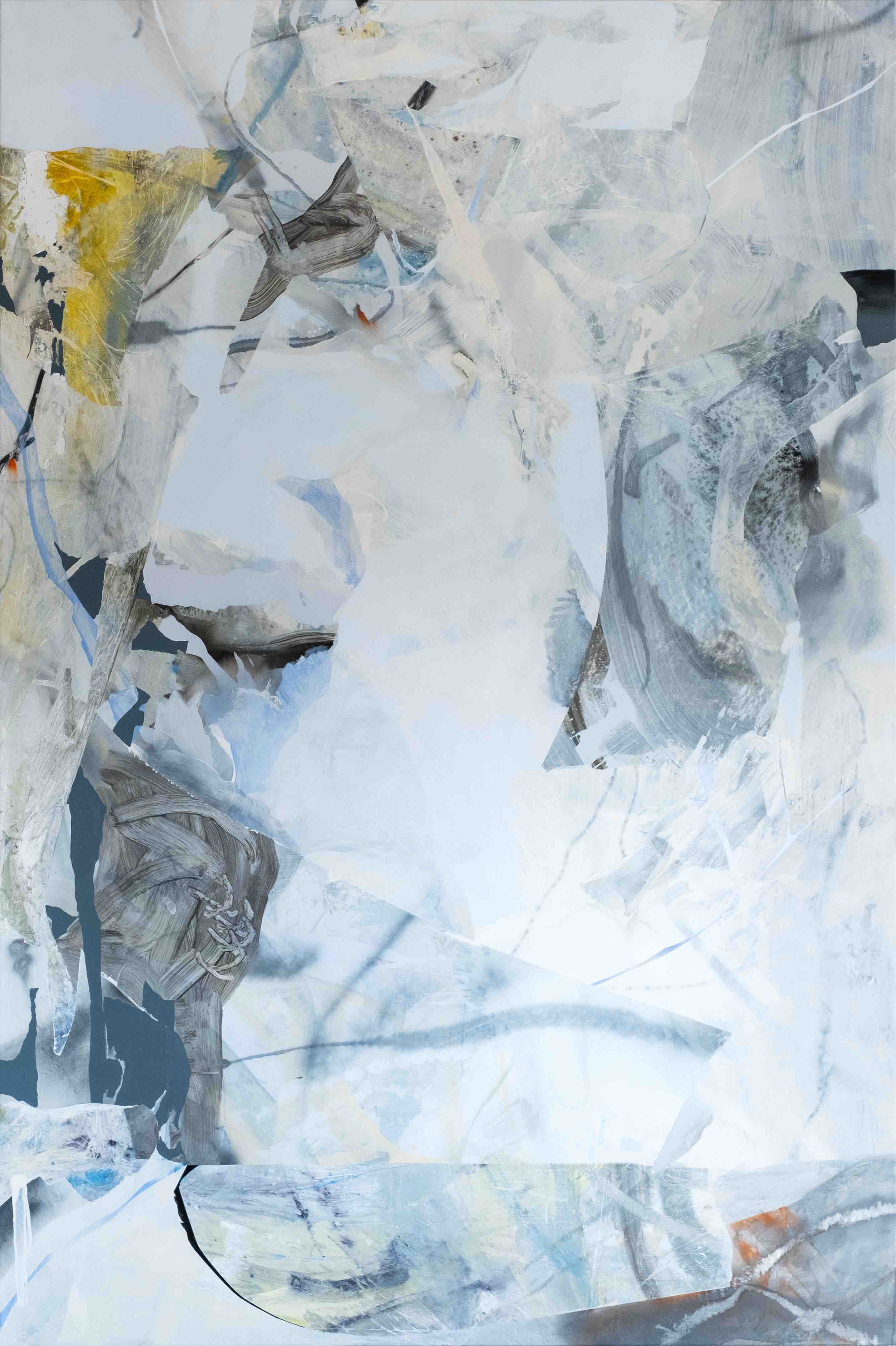 Klamm, 300x200 cm, Acryl auf Leinwand, 2024