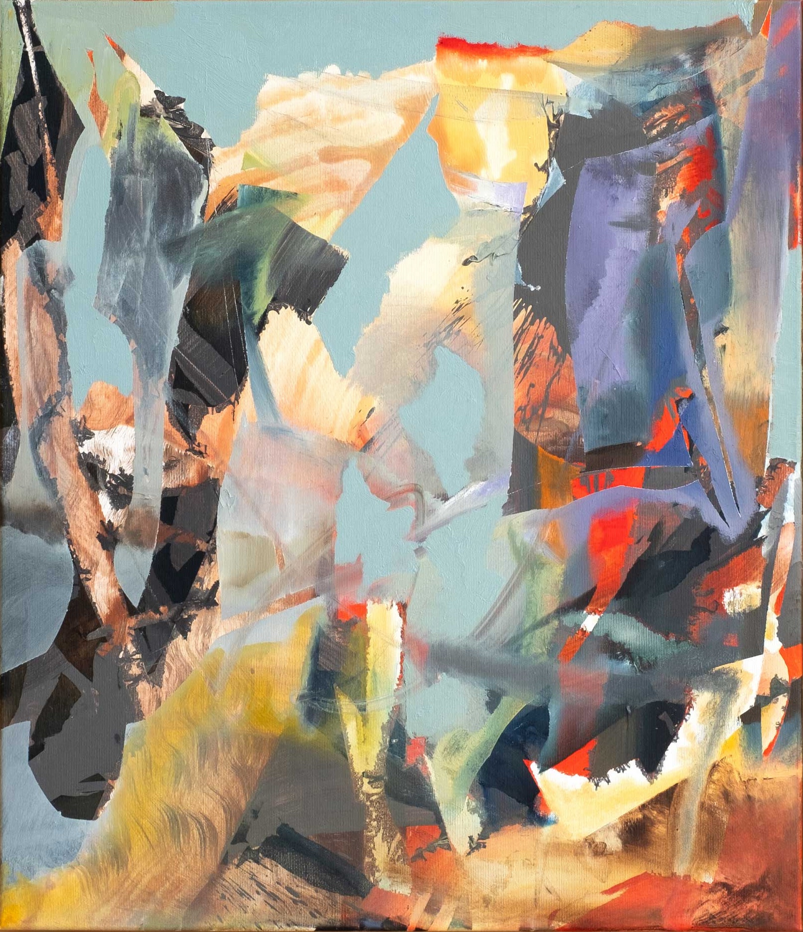 Agave, 70x60 cm, Öl auf Leinwand, 2023