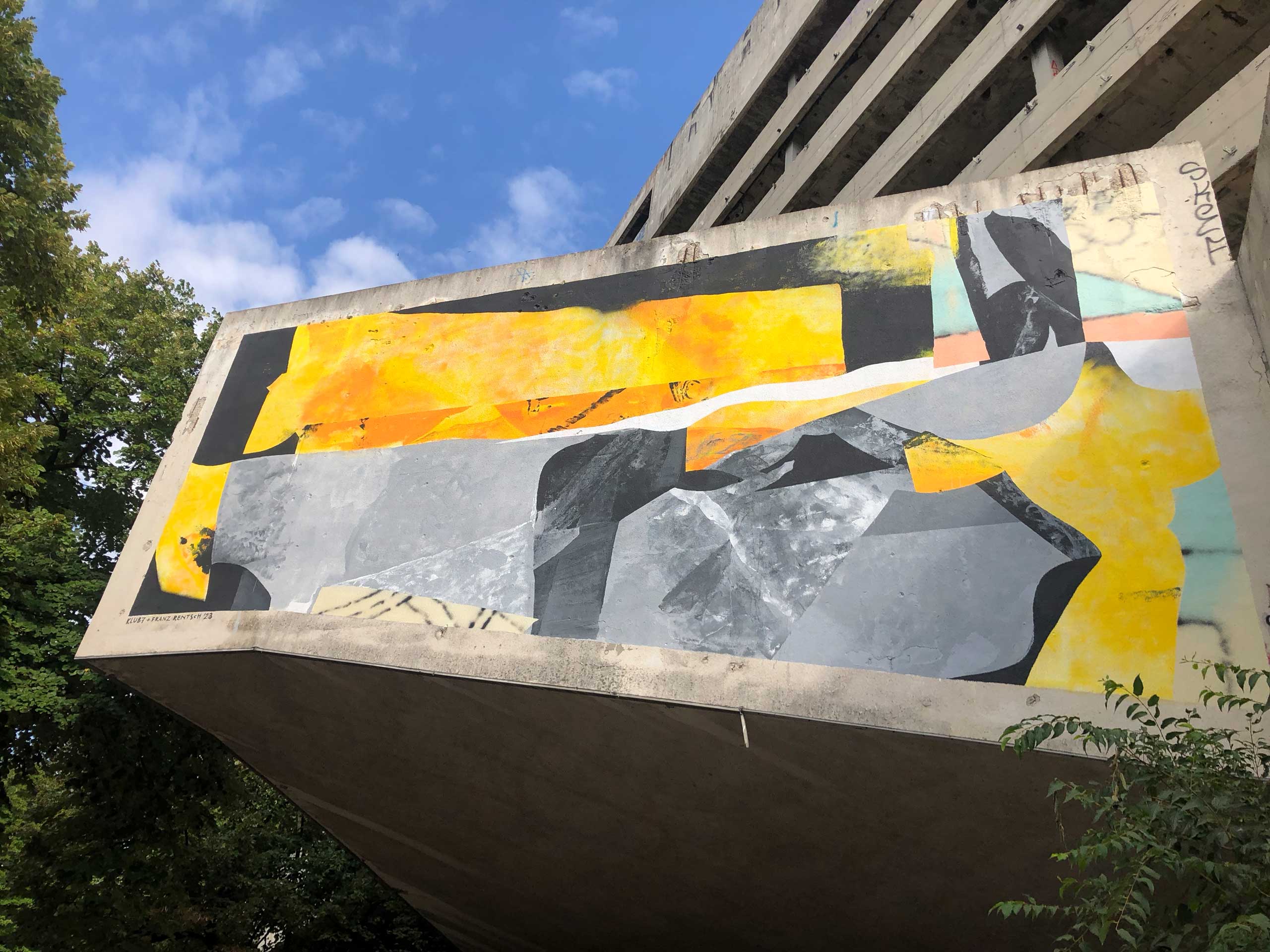 Old Bank Mural Mostar in Zusammenarbeit mit Mike Okay und Ingo Albrecht-Hauser, Streetart Festival Mostar 2023