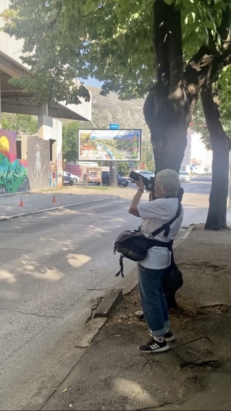 Old Bank Mural Mostar in Zusammenarbeit mit Mike Okay und Ingo Albrecht-Hauser, Streetart Festival Mostar 2023