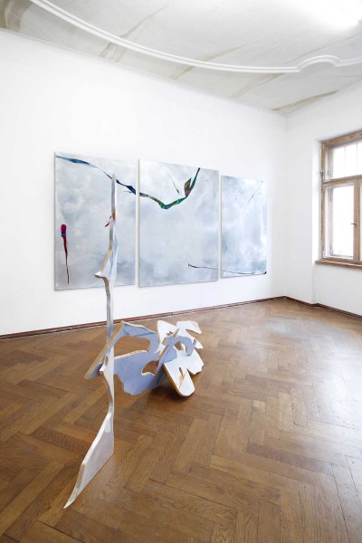 Ausstellungsansicht Paralleluniversum in der Porte Leipzig 2023