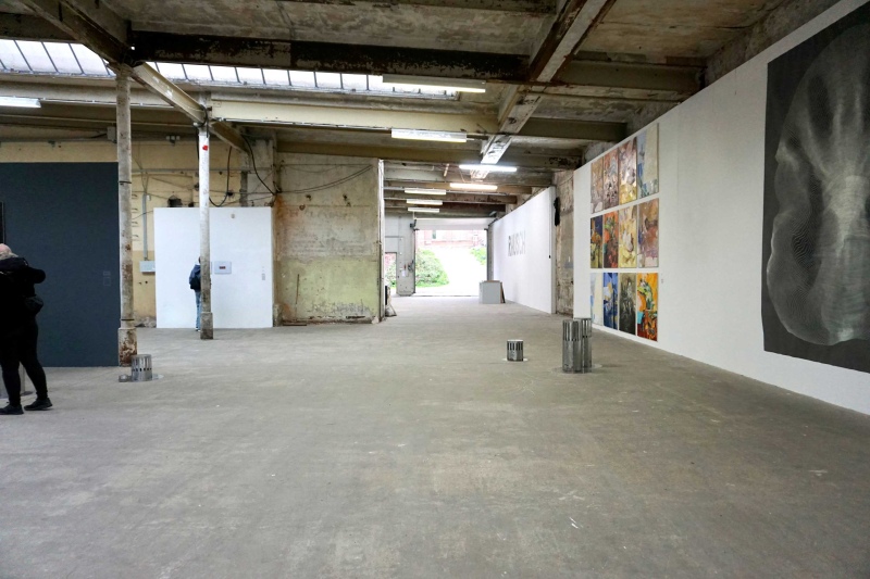 Ausstellungsansicht Rausch in der Werkschauhalle, Spinnerei Leipzig