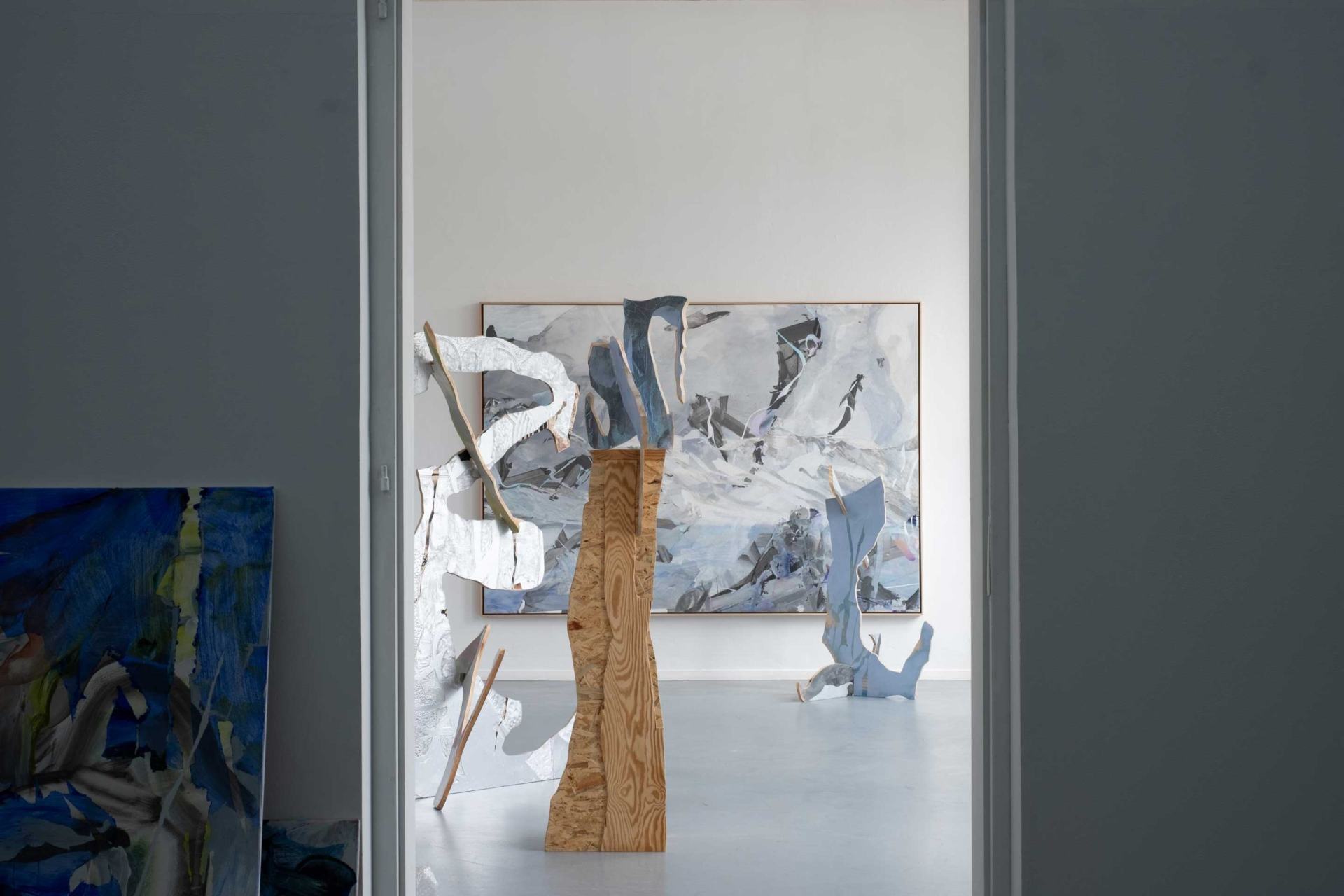 Ausstellungsansicht in der Galerie Paul Scherzer 2023