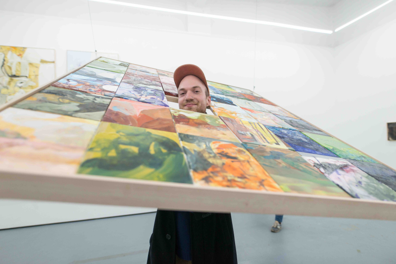 Ausstellungsansicht, "Wasser in den Augen", Galerie Paul Scherzer